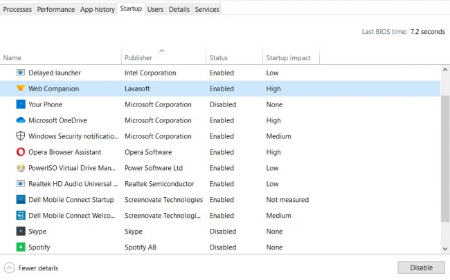 MEmpercepat booting Windows 10